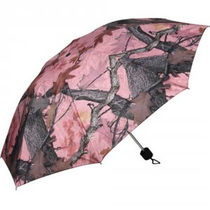 Rivers 248 42in Compact Folding Pink Camo Umbrella