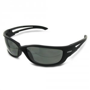 Edge TSK-XL216 Kazbek Xl Polarized Black Frame Smoke Lens