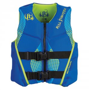 Full 142500-500-002-15 Youth Hinged Rapid-dry Flex-back Vest Blue