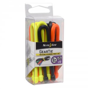 Niteize GTPP6-A1-R8 Nite Ize Gear Tie Propack 6in Assorted 12 Pack