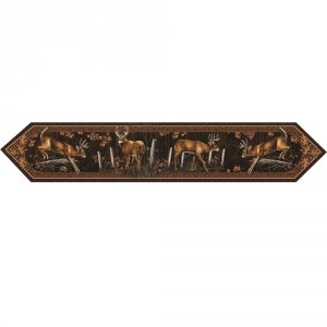 Rivers 1665 Deer Table Runner 71in X 13in