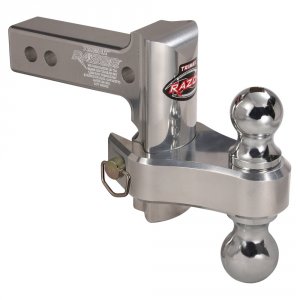 Trimax TRZ4AL-RP Trz4al-rp Razor 4in Aluminum Adjust Hitch-dual Ball