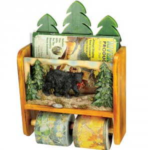 Rivers 1980 Bear Magazine Racktoilet Paper Holder