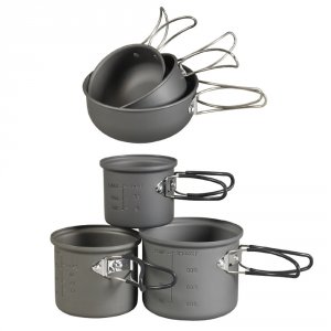 Ndur 22600 6 Piece Essentials Cookware Mess Kit