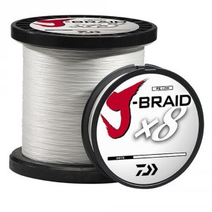 Daiwa JB8U65-300WH J-braid Fishing Line - 65 Lb Test 330 Yards - White