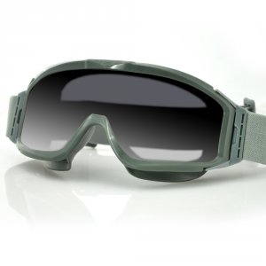 Bobster BALP101G Alpha Ballistics Goggles Z87-green Frame-2 Lenses