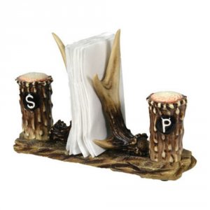 Rivers 520 Antler Salt And Pepper Antler Napkin Holder