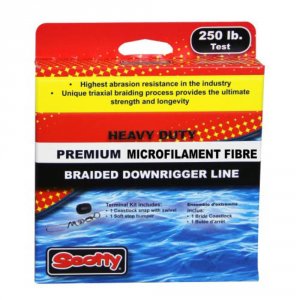 Scotty 2202K Scotty Premium 250 Lb Braided Downrigger Line - 400 Ft