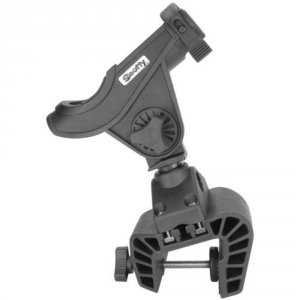 Scotty 389-BK Scotty Baitcaster Rod Holder W449 Clamp Mount Black