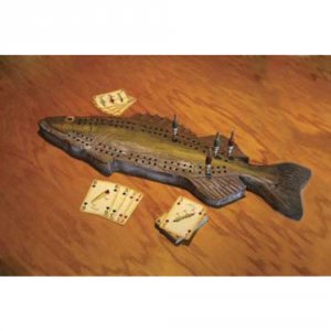 Rivers 712 Walleye Cribbage Set Wcards