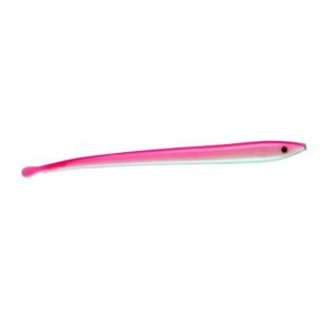 Savage SES-140-PKW Savage Soft Sandeel Slug 5 12in Ses-140-pkw Pink Wh