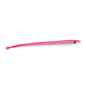 Savage SES-165-PKW Savage Soft Sandeel Slug 6 12in Ses-165-pkw Pink Wh