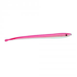 Savage SES-200-PKW Savage Soft Sandeel Slug 8in Ses-200-pkw Pink Whi