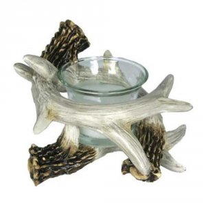 Rivers 777 Deer Antler Candle Holder