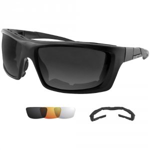 Bobster BTRI101 Trident Convertible Polarized Smked Clr And Ambr