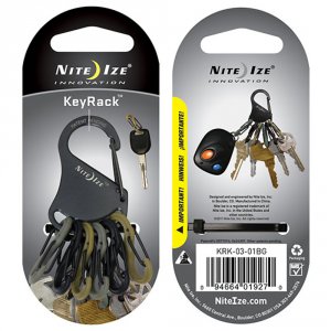 Niteize KRK-03-01BG Nite Ize Keyrack S-biner Blackcamo