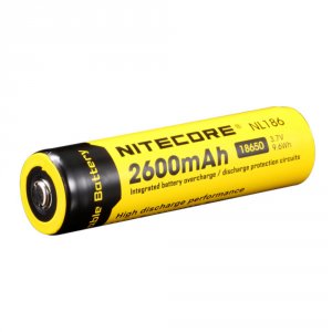 Nitecore NL1826 18650 Rechargeable Battery 2600mah