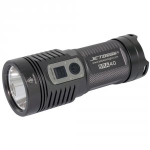 Jetbeam SRA40 Rechargeable Flashlight Black