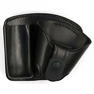 Bianchi 19893 45 Mag-cuff Pouch Plain Black Size 04