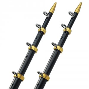 Taco OT-0441BKA15 Taco 15 Telescopic Outrigger Poles 1-18 - Blackgold