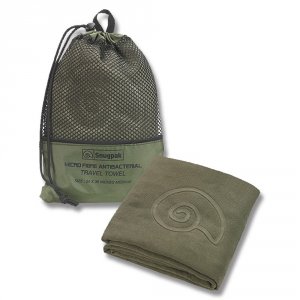 Snugpak 96950 Travel Towel - Head To Toe Olive 47in X 49in