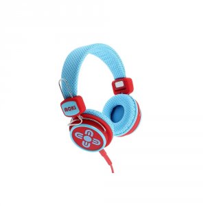 Moki ACCHPKSBR Kid Safe Volume Limited Headphones Blue Red