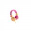 Moki ACCHPKSPY Kid Safe On-ear Headphones Pink Yellow