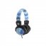 Moki ACCHPCAMB Camo Headphones With In-line Mic And Control Blue