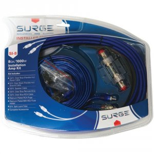 Surge SI-8 Si-8 Installer Series Amp Installation Kit (8 Gauge, 1,000 