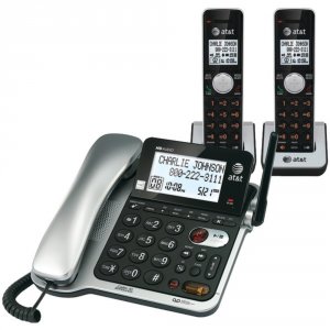 At ATCL84202 Att(r)  Dect 6.0 Cordedcordless 2-handset Phone System Wi