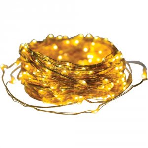 Axis 25015 Axis(tm)  Metallic Gold Led Micro-dot String Lights (41ft)