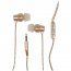 Billboard BB574 Extra Bass Stereo Earbuds With Microphone (gold)