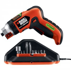 Black LI4000 Black+decker(tm)  4-volt Max Lithium Screwdriver With Scr