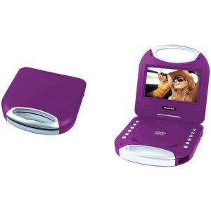 Sylvania SDVD7049-PURPLE (r) Sdvd7049-purple 7 Portable Dvd Player Wit