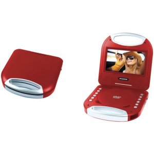 Sylvania SDVD7049-RED (r) Sdvd7049-red 7 Portable Dvd Player With Inte