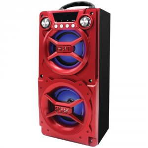 Sylvania SP328-RED (r) Sp328-red Bluetooth(r) Speaker With Speakerphon