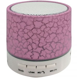 Sylvania SP637-PINK (r) Sp637-pink Bluetooth(r) Lighted Portable Speak