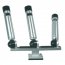 Big RH03360 Big Jon Triple Multi-axis Pedestal Mounted Rod Holder - Si