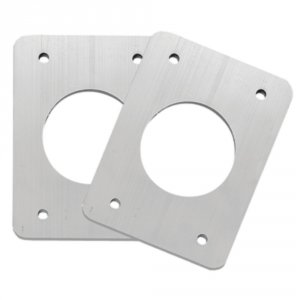 Taco BP-150BSY-320-1 Taco Backing Plates Fgrand Slam Outriggers - Anod