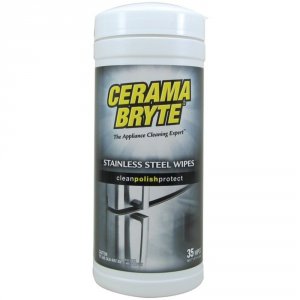 Cerama 48635 Cerama Bryte(r)  Stainless Steel Cleaning Wipes, 35-ct