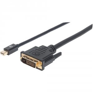 Manhattan 152150 (r)  Mini Displayport(tm) 1.2a Male To Dvi 24+1 Male 