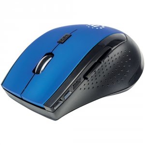 Manhattan 179294 (r)  Curve Wireless Optical Mouse (blueblack)