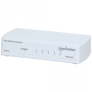 Manhattan 560672 (r)  Fast Ethernet Office Switch (5 Port)