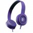 Ihome IB35UBC (r)  Stereo Headphones With Flat Cable (purple)