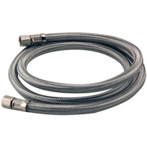 Certified IM48SS (r)  Braided Stainless Steel Ice Maker Connector, 4ft