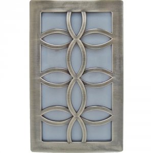 Ge 11257 (r)  Faux Nickel Leaf Design Night-light