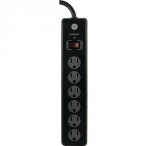 Ge 14091 (r)  6-outlet Sur Protector (black, 6ft Cord)