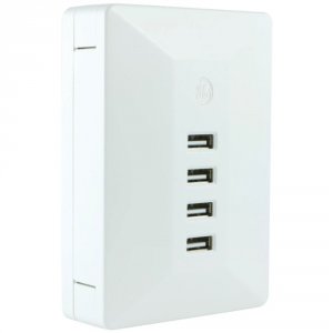 Ge 31712 (r)  4-port Usb Wall Tap