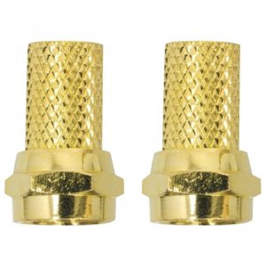 Ge 35044 (r)  Twist-on Coaxial Cable Connectors, 2 Pk