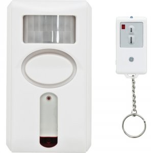 Ge 51207 (r)  120db Motion-sensing Alarm With Ir Keychain Remote